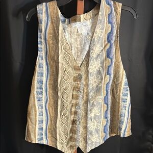 Stampede vest Women's Multicolor Patterned